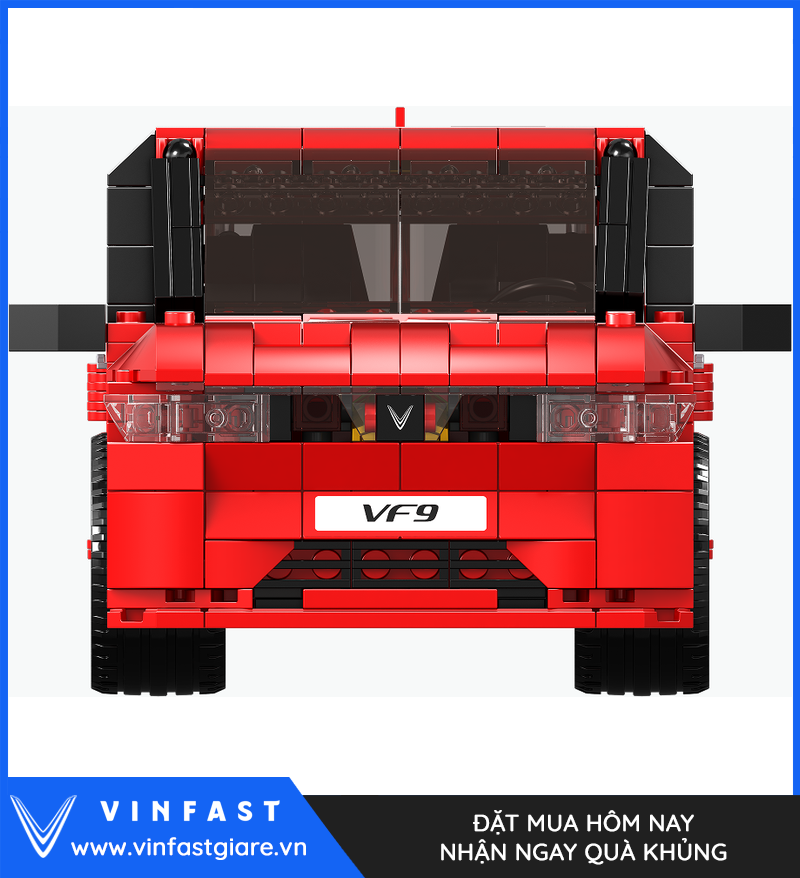 Bộ Xếp Hình Robot VinFast VF 9 Màu Đỏ