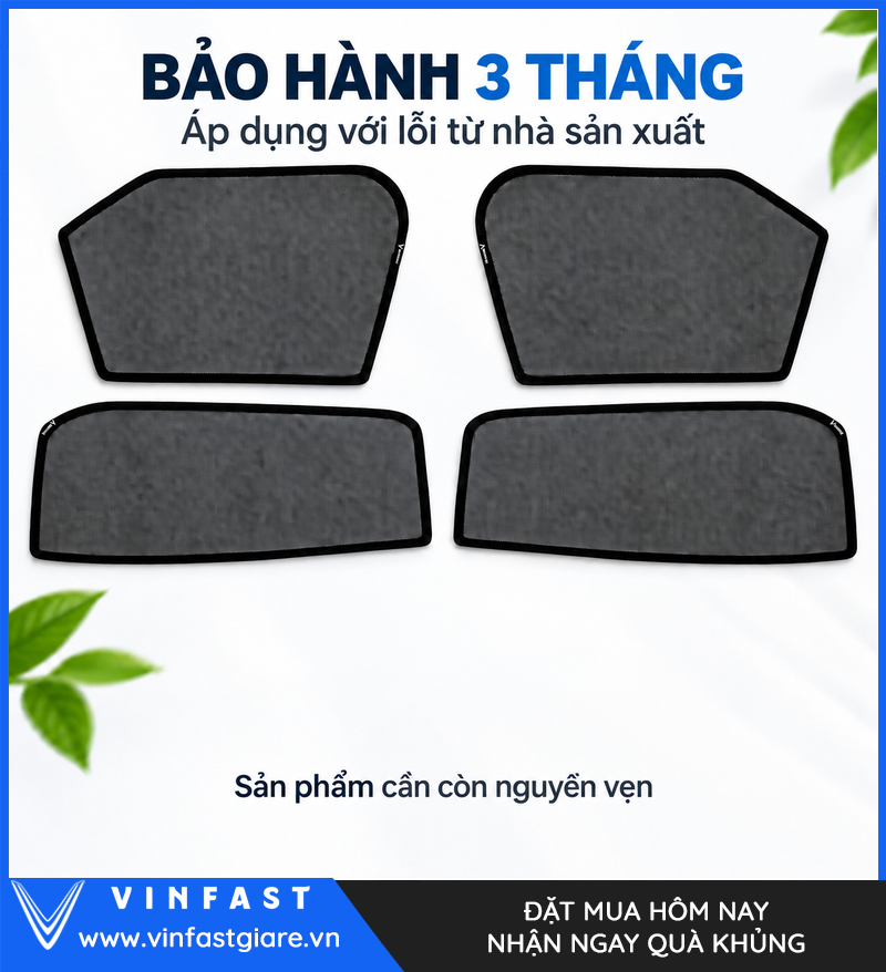 Bảo hành ba tháng của tấm che nắng cửa VF 7