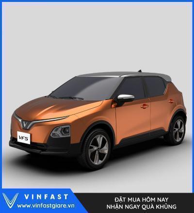 Vinfast VF5 Plus Màu Cam Giá Lăn Bánh Thông Số Tính Năng