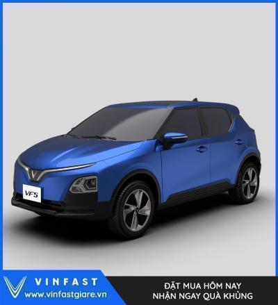 Vinfast VF5 Plus Màu Xanh Dương Giá Lăn Bánh Thông Số Tính Năng