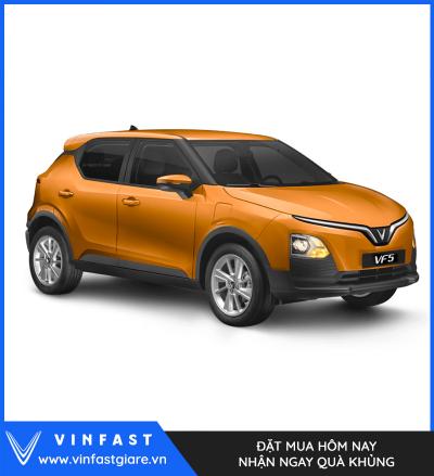 Vinfast VF5 Plus Màu Cam Giá Lăn Bánh Thông Số Tính Năng