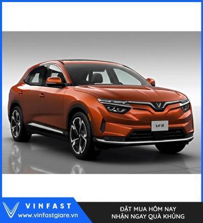Vinfast VF8 2026 Màu Cam Thế Hệ Mới Bảng Giá Lăn Bánh Khuyến Mại