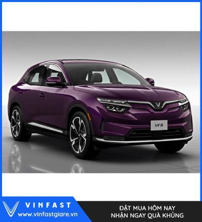 Vinfast VF8 2026 Màu Tím Thế Hệ Mới Bảng Giá Lăn Bánh Khuyến Mại