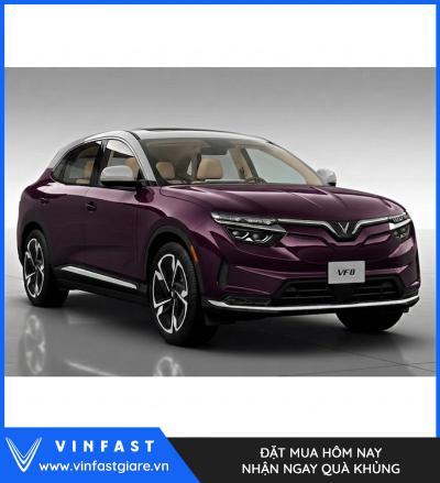 Vinfast VF8 2026 Màu Tím Nóc Xám Thế Hệ Mới Bảng Giá Lăn Bánh Khuyến Mại