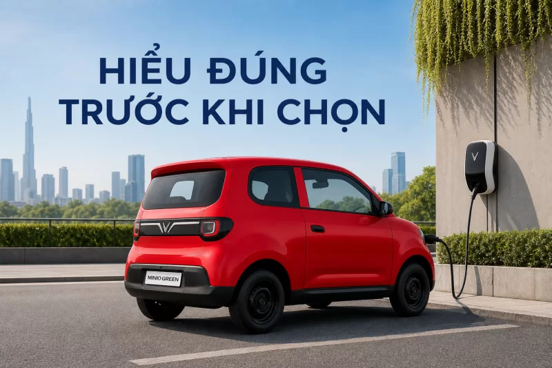 Minio Green có sạc AC không - ảnh minh họa AI