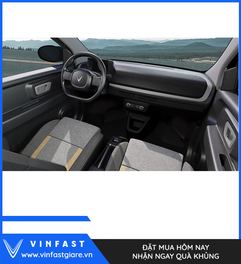 Khoang lái và màn hình thông tin của VinFast VF 2
