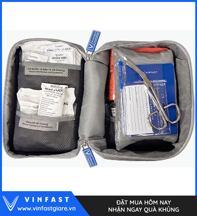 Ngăn lưới bên trong túi sơ cứu VinFast