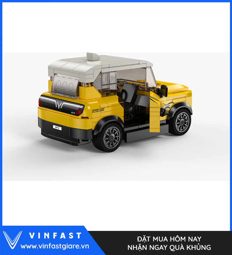 Mô hình VF 3 với cửa mở