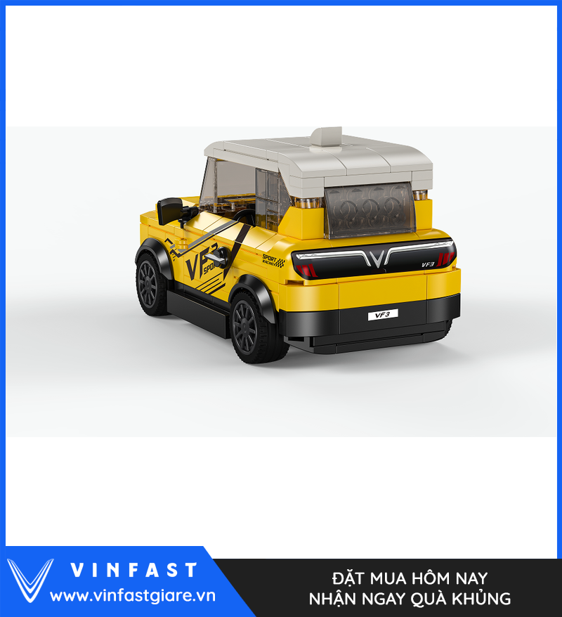 Góc sau mô hình VinFast VF 3