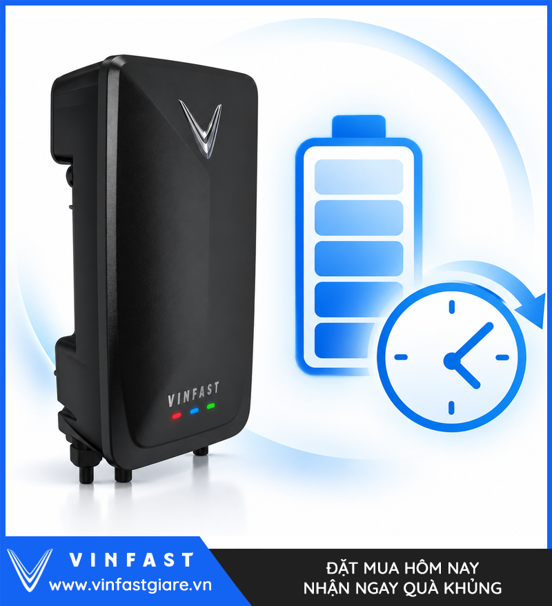 Minh họa lập kế hoạch thời gian sạc tại nhà VinFast 3 kW