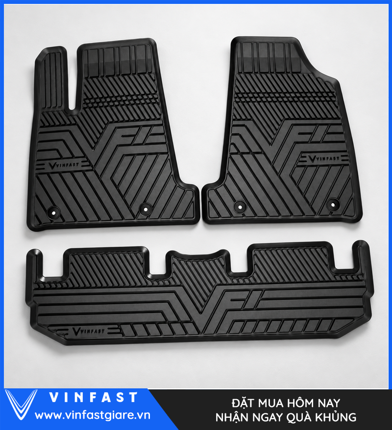 Rãnh và gờ của bộ thảm nhựa VF 3
