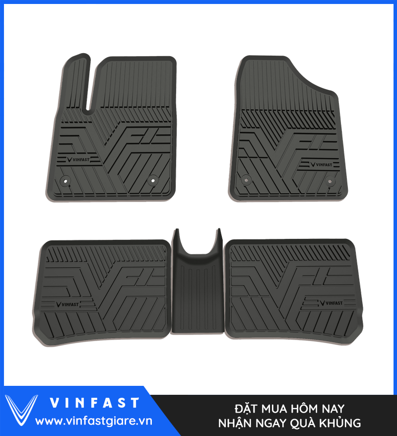 Bộ thảm sàn nhựa 2D VinFast VF 5