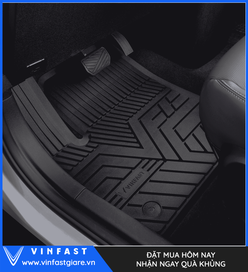 Thảm TPE đúng form sàn người lái VF 5