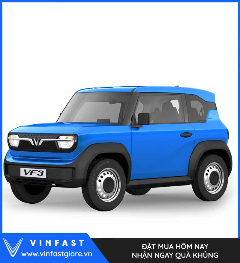 Vinfast VF3 màu xanh dương đậm