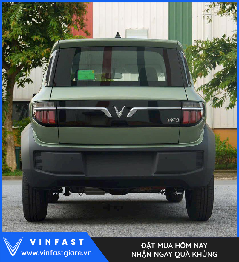 Vinfast VF3 màu xanh rêu