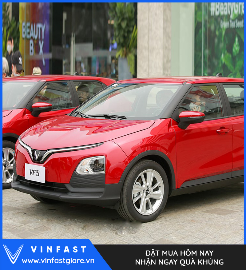 Vinfast VF5 Plus màu đỏ