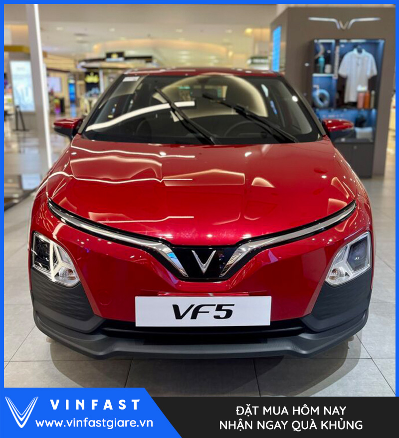 Vinfast VF5 Plus màu đỏ