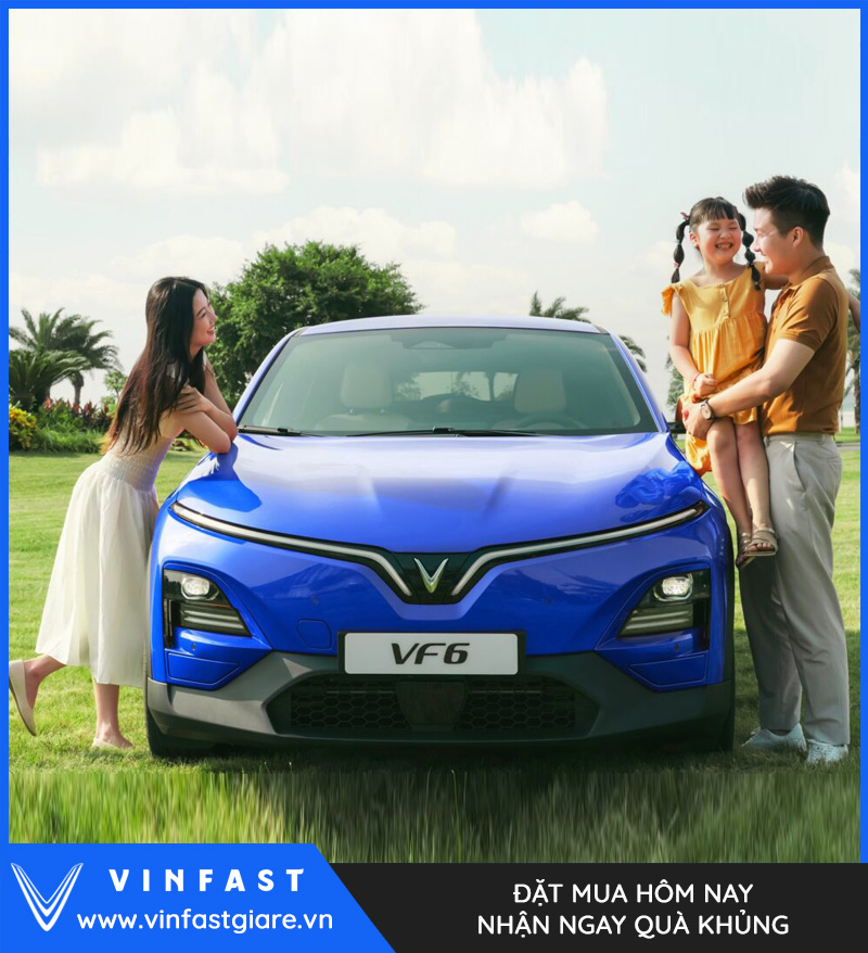 Vinfast VF6 màu xanh dương