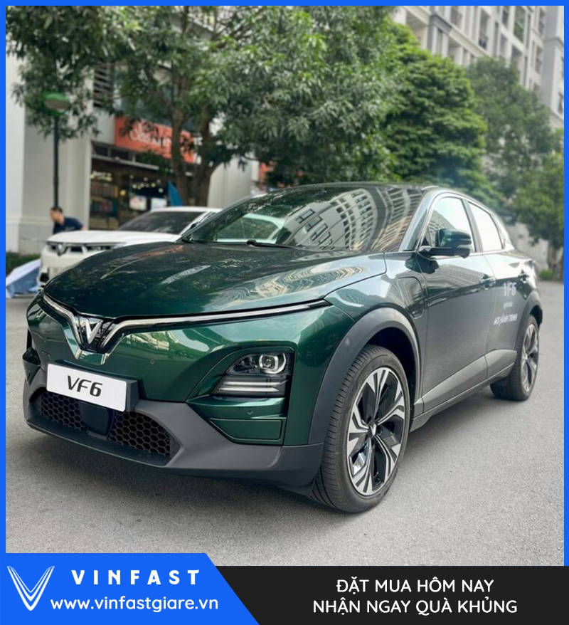 Vinfast VF6 màu xanh rêu
