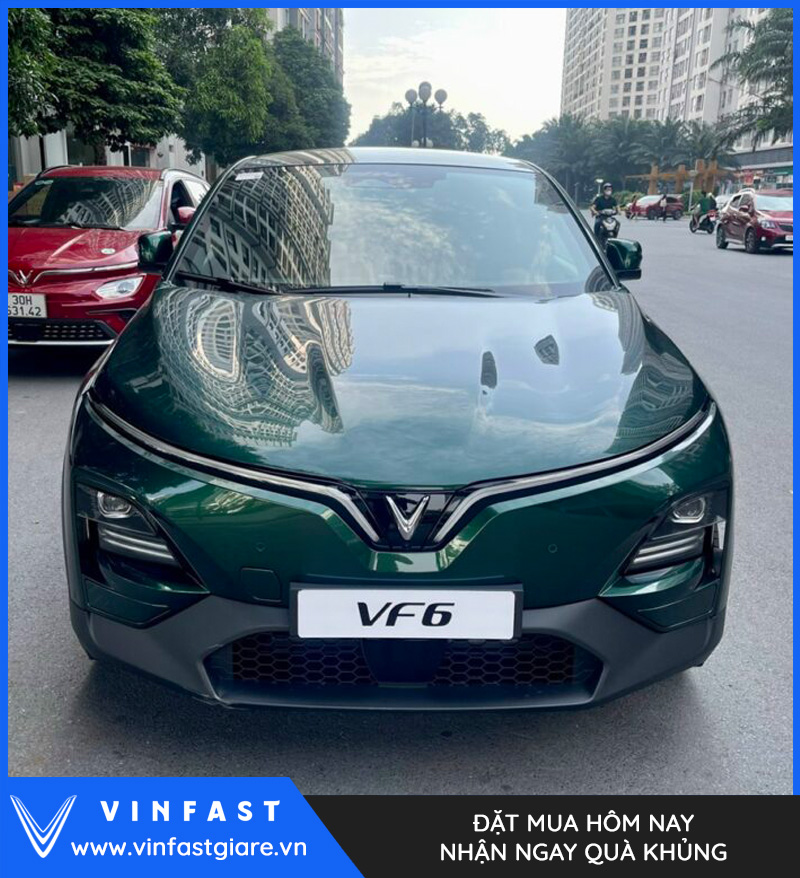 Vinfast VF6 màu xanh rêu