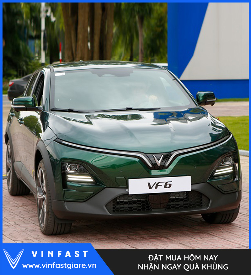 Vinfast VF6 màu xanh rêu