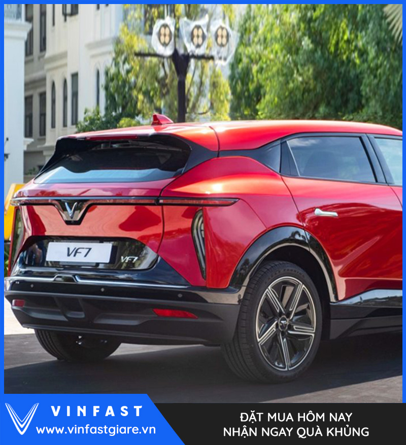 Vinfast VF 7 Plus màu đỏ