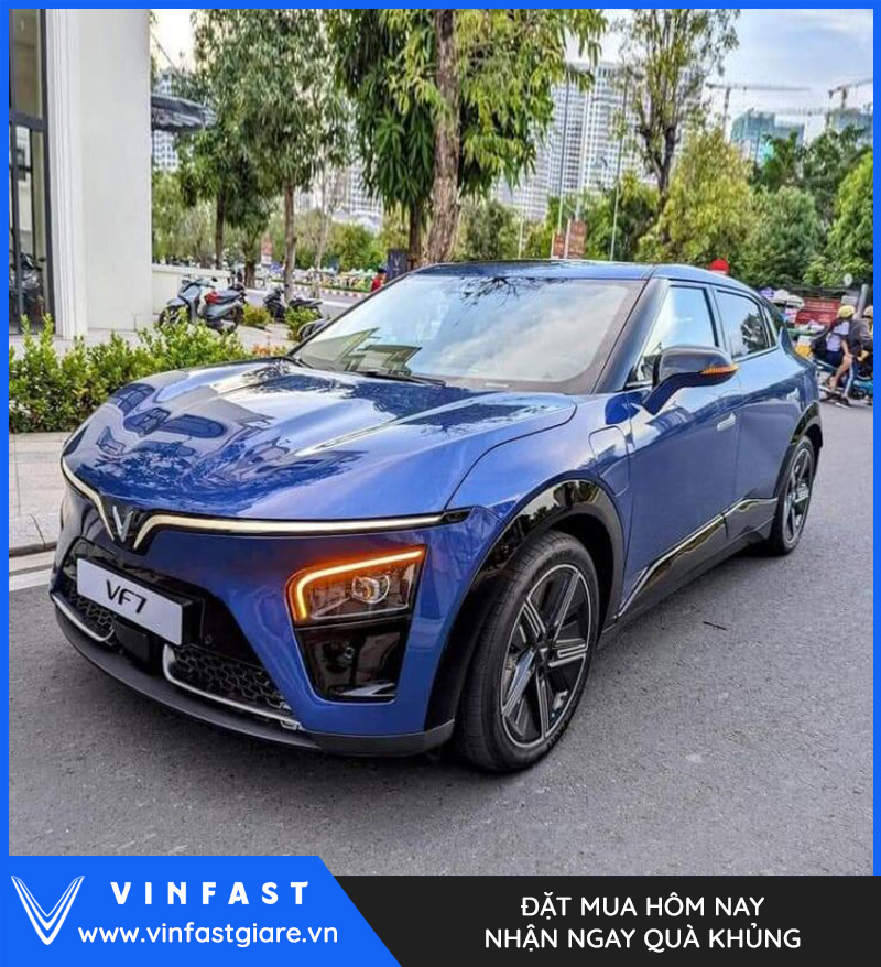 VF7 Plus màu xanh dương