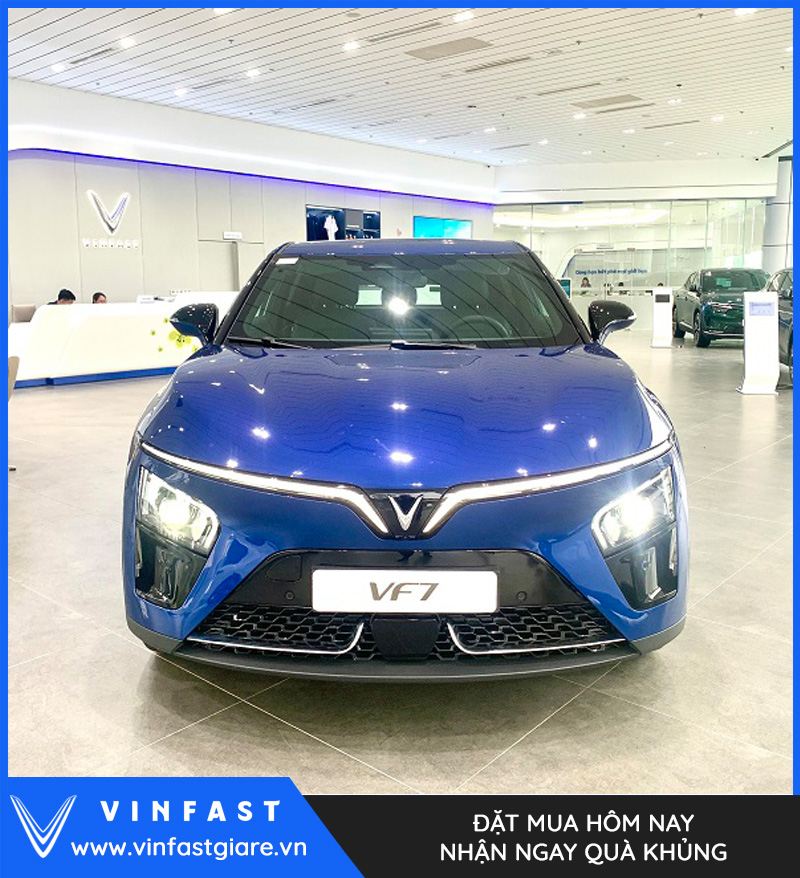 VF 7 Plus màu xanh dương