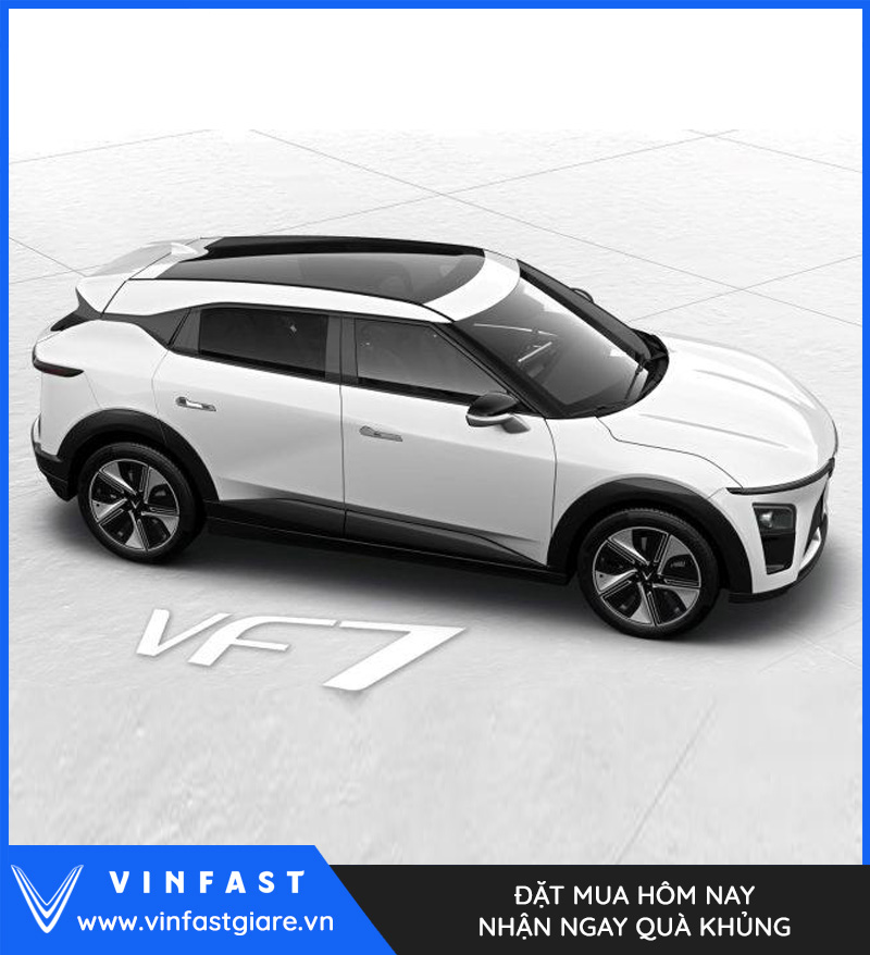 VF 7 Plus màu trắng