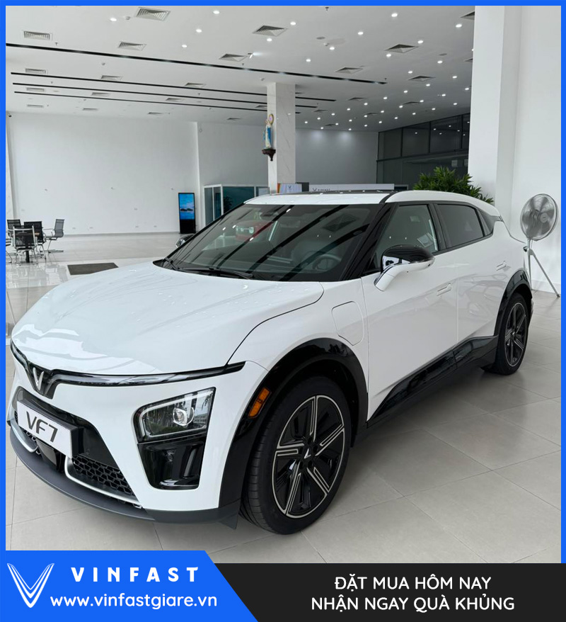 VF 7 Plus màu trắng