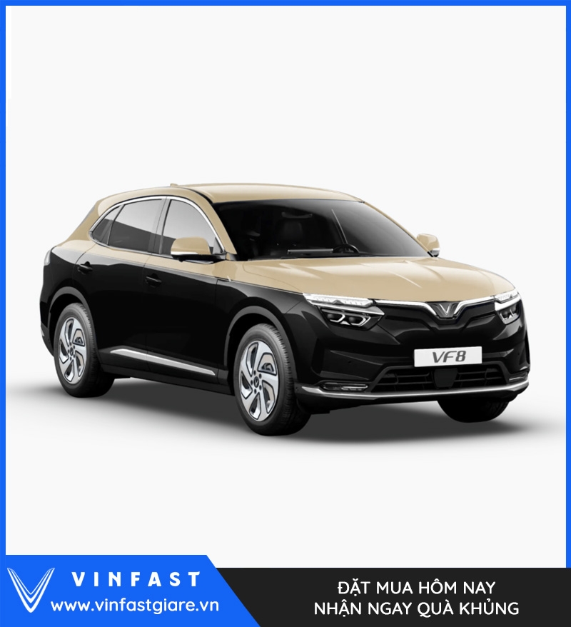 VF 8 Lux Plus Đen Nóc Đồng