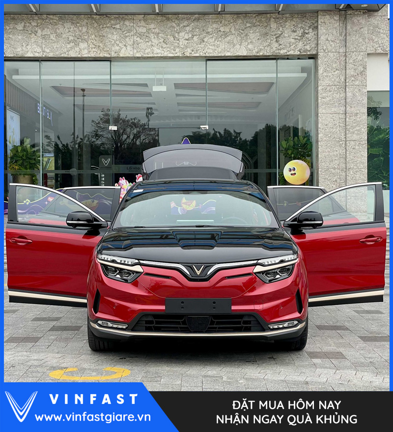 VF8 Lux Plus Đỏ Nóc Đen