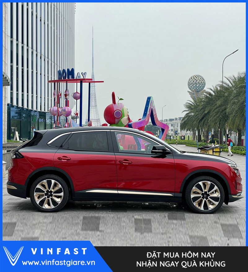 VF8 Lux Plus Đỏ Nóc Đen