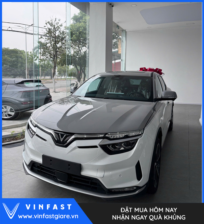 VF 8 Plus màu Trắng Bạc