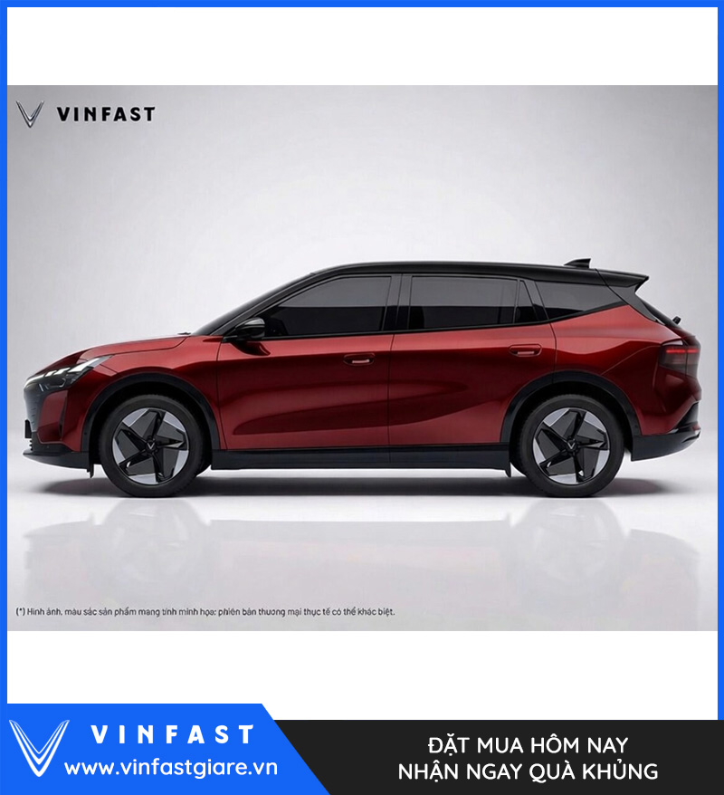Vinfast VF8 2026 Màu Đỏ Nóc Đen Thế Hệ Mới Bảng Giá Lăn Bánh Khuyến Mại