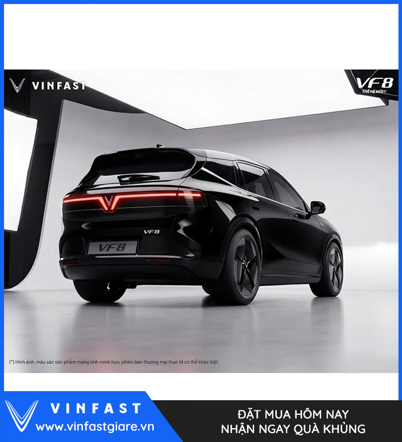 Vinfast VF8 2026 Màu Đen Thế Hệ Mới Bảng Giá Lăn Bánh Khuyến Mại