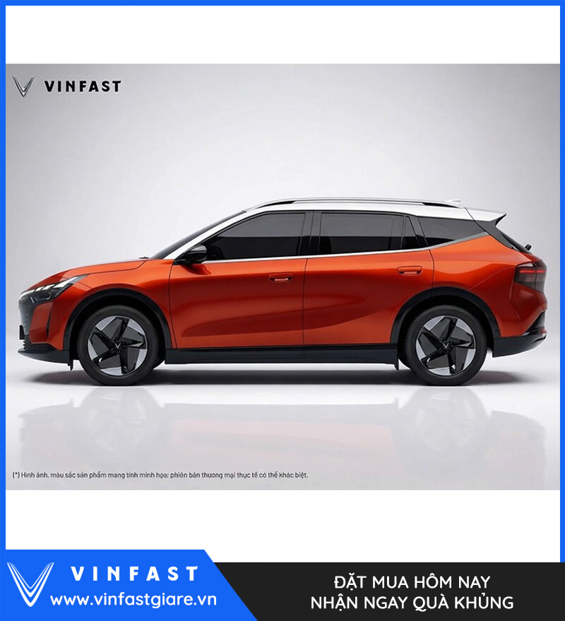 Vinfast VF8 2026 Màu Cam Nóc Trắng Thế Hệ Mới Bảng Giá Lăn Bánh Khuyến Mại