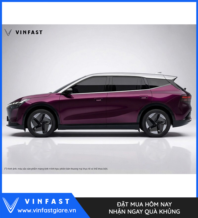 Vinfast VF8 2026 Màu Tím Nóc Xám Thế Hệ Mới Bảng Giá Lăn Bánh Khuyến Mại
