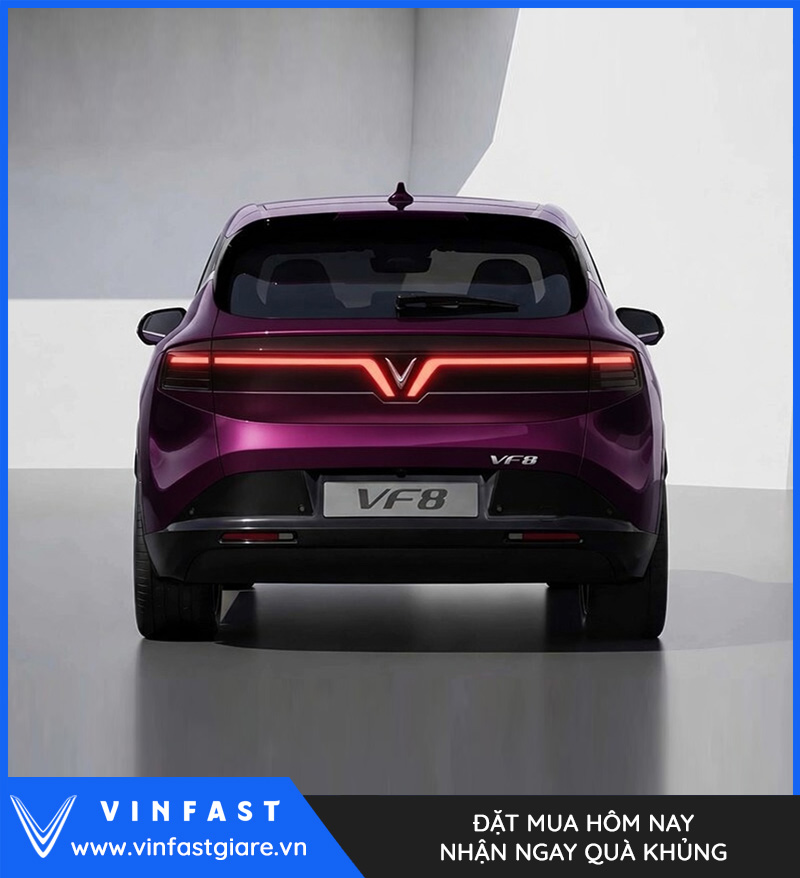 Vinfast VF8 2026 Màu Tím Thế Hệ Mới Bảng Giá Lăn Bánh Khuyến Mại