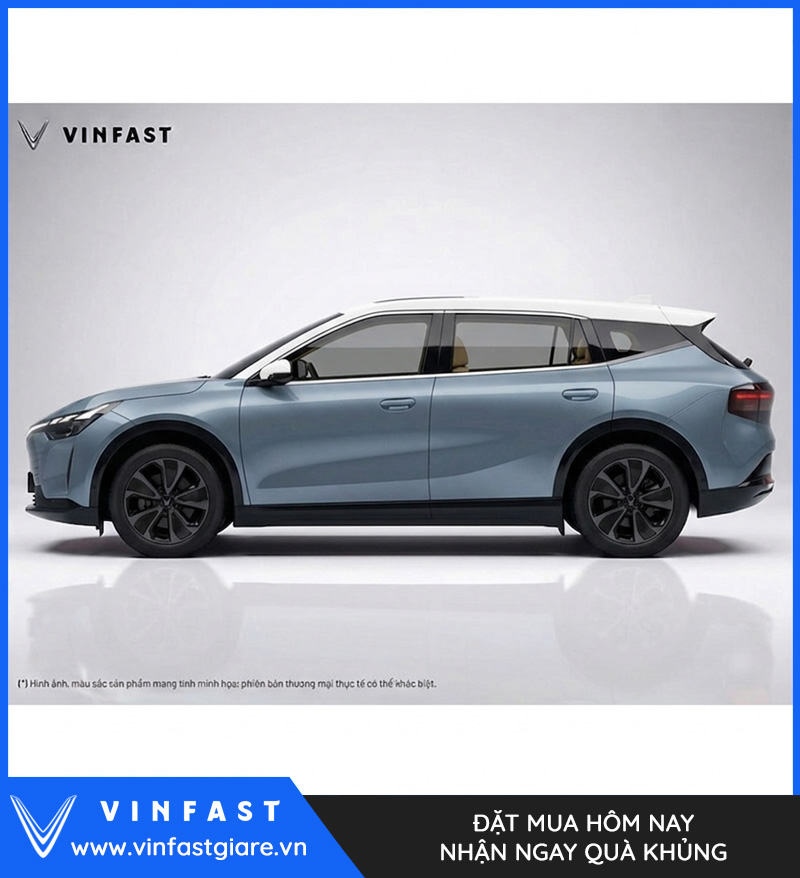 Vinfast VF8 2026 Màu Xanh Dương Nóc Trắng Thế Hệ Mới Bảng Giá Lăn Bánh Khuyến Mại