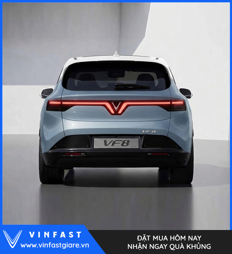 Vinfast VF8 2026 Màu Xanh Dương Nóc Trắng Thế Hệ Mới Bảng Giá Lăn Bánh Khuyến Mại