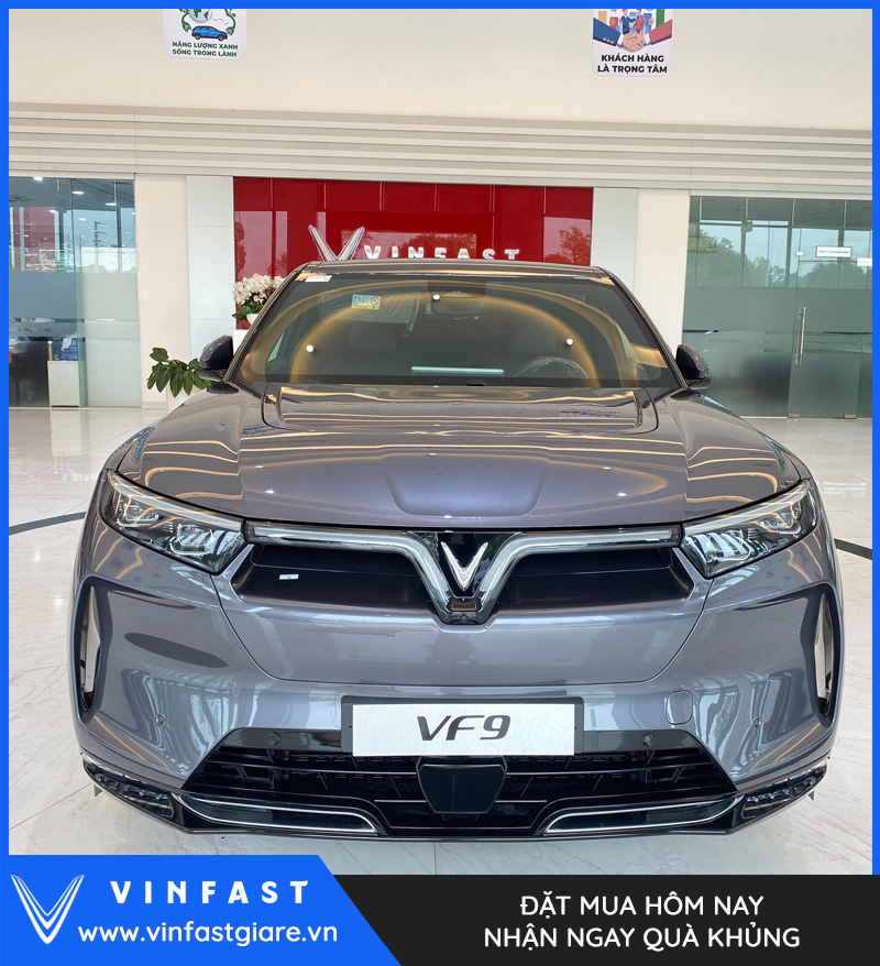Vinfast VF9 Plus màu xám