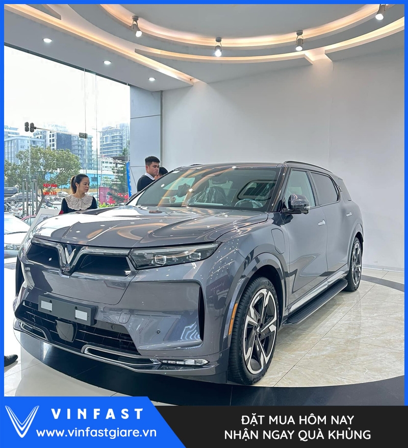 Vinfast VF9 Plus màu xám