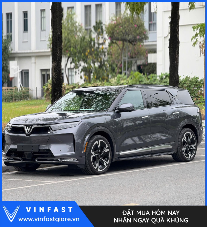 Vinfast VF9 Plus màu xám