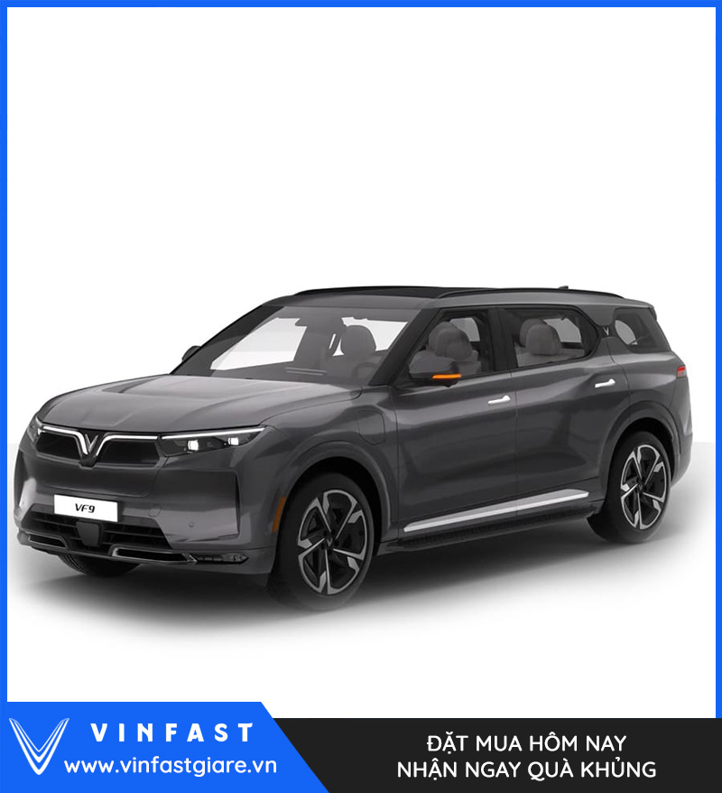 Vinfast VF9 Plus màu xám