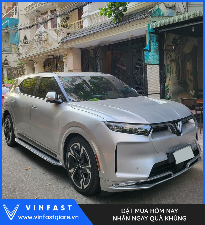Vinfast VF9 Plus màu bạc