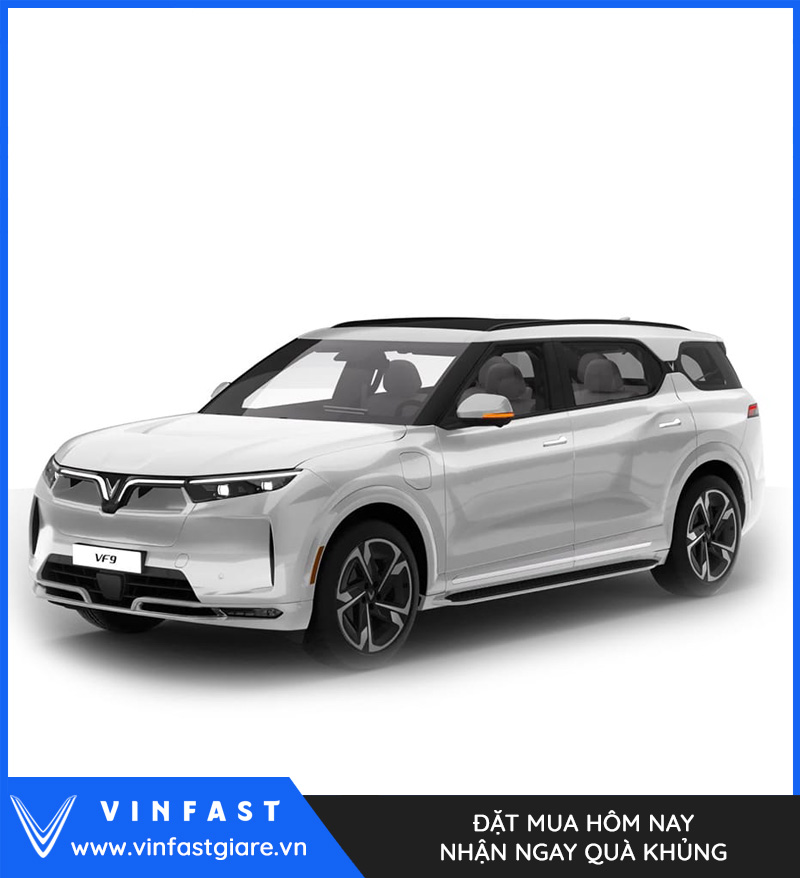 Vinfast VF9 Plus màu bạc