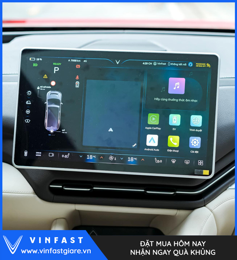 Vinfast VF9 Plus màu đỏ