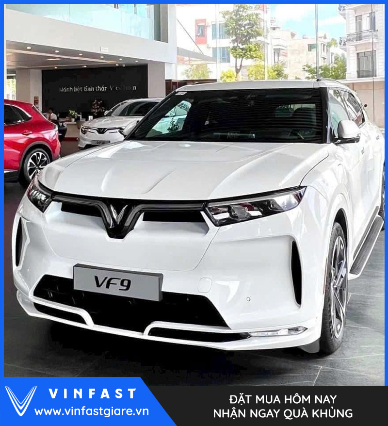 Vinfast VF9 Plus màu trắng