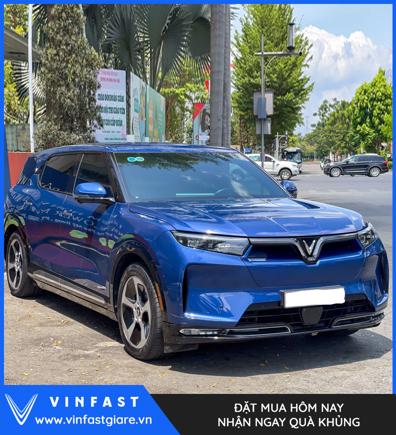 Vinfast VF9 Plus màu xanh